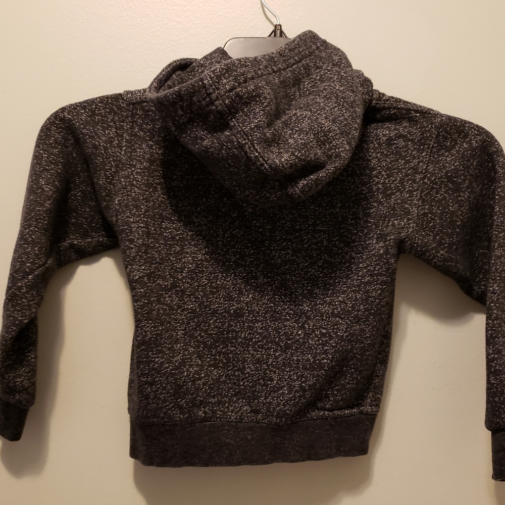 Peppa Pig Girls Hooded Gray Sweatshirt w/ Front Pocket Jon Lauren Apparel Small - Picture 2 of 7